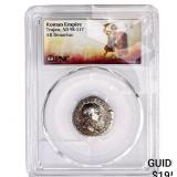 Roman Trajan, AD 98-117 AR Denarius PNC VF