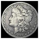1894-O Silver Morgan Dollar NEARLY  UNCIRCULATED