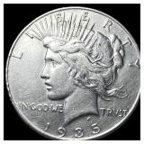 1935 Peace Silver Dollar CHOICE AU