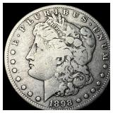 1898-S Silver Morgan Dollar LIGHTLY CIRCULATED
