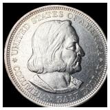 1892 Columbian Exposition Silver Half Dollar CLOSE