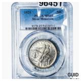 1925 Stone Mountain Half Dollar PCGS MS65
