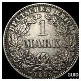 1885J Germany Silver 1 Mark