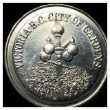 1987 Victoria BC City of Gardens Souvenir Token