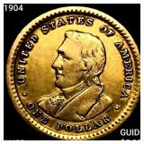 1904 Lewis & Clark Rare Gold Dollar CHOICE AU