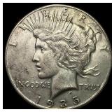 1935 Silver Peace Dollar CLOSELY UNCIRCULATED