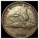 1857 Flying Eagle Cent CLOSELY UNCIRCULATED