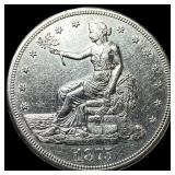 1875-S Silver Trade Dollar UNCIRCULATED