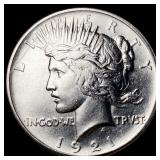 1921 Silver Peace Dollar CHOICE BU