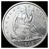 1849 Seated Liberty Half Dollar CLOSELY UNCIRCULAT