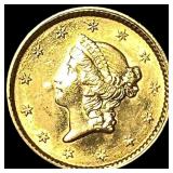 1853 Gold $1 Type 1 UNCIRCULATED