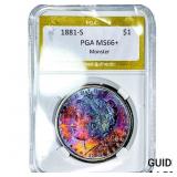 1881-S Morgan Silver Dollar PGA MS66+ Monster
