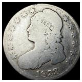 1833 Capped Bust Half Dollar NICELY CIRCULATED