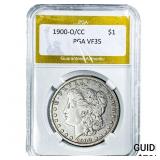 1900-O/CC Morgan Silver Dollar PGA VF35