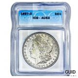 1897-O Morgan Silver Dollar ICG AU53