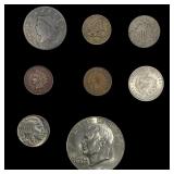 [8 Coins] 1825-1978 U.S. Mixed Coin Lot LC-$1