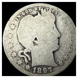 1897 Barber Quarter NICELY CIRCULATED