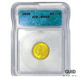 1908 $2.50 Gold Quarter Eagle ICG MS65
