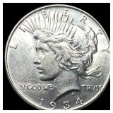 1934 Silver Peace Dollar UNCIRCULATED