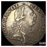 1787 Great Britain Silver 2 Shilling