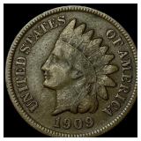 1909-S Indian Head Cent NEARLY UNCIRCULATED