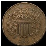 1864 Two-Cent Piece UNCIRCULATED