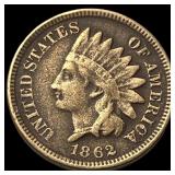 1862 Indian Head Cent NEARLY UNCIRCULATED