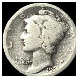 1921-S Mercury Dime NICELY CIRCULATED