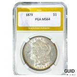 1879 Morgan Silver Dollar PGA MS64