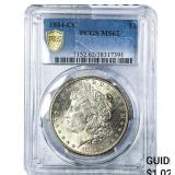 1884-CC Morgan Silver Dollar PCGS MS62