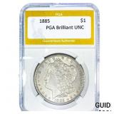 1885 Morgan Silver Dollar PGA Brilliant UNC