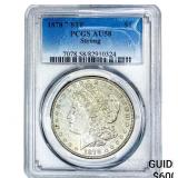 1878 7/8TF Morgan Silver Dollar PCGS AU58