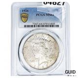 1926 Silver Peace Dollar PCGS MS64