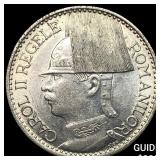 1938 Romania Silver 50 Lei