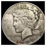 1935-S Silver Peace Dollar NEARLY UNCIRCULATED