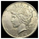 1922-S Silver Peace Dollar UNCIRCULATED