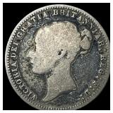 1879 Great Britain Silver 6 Pence