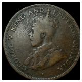 1918 British Honduras Bronze 1 Cent