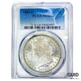 1883-O Morgan Silver Dollar PCGS MS64