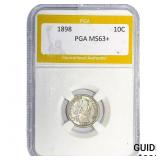 1898 Barber Dime PGA MS63+