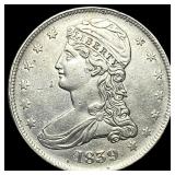 1839 Capped Bust Half Dollar