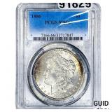 1886 Morgan Silver Dollar PCGS MS66