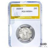 1928-D Standing Liberty Quarter PGA MS64+