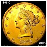 1895-O $10 Gold Eagle CHOICE BU+