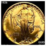 1926 Sesquincentennial $2.50 Gold Qtr Eagle GEM BU