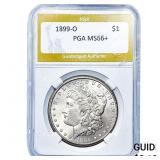 1899-O Morgan Silver Dollar PGA MS66+