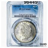 1883-O Morgan Silver Dollar PCGS MS65