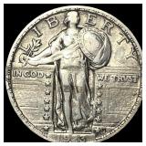 1923-S Silver Standing Liberty Quarter NEARLY UNCI