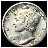 1925-S Silver Mercury Dime CLOSELY UNCIRCULATED