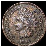 1866 Indian Head Cent CLOSELY UNCIRCULATED